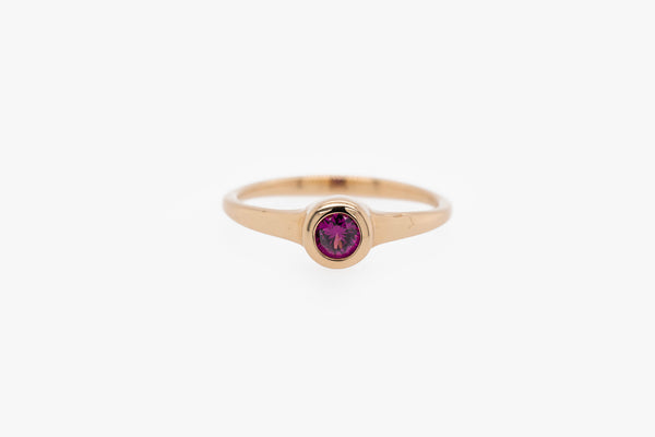 Round Grape Garnet Ring