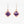 Checkerboard Amethyst Earrings
