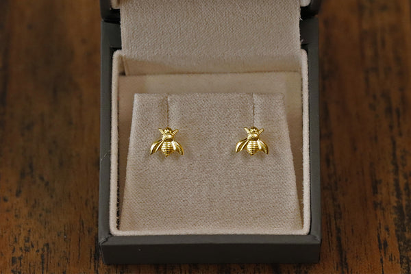 Golden Bee | Die-Struck Earrings